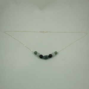 Multicolor beads necklace